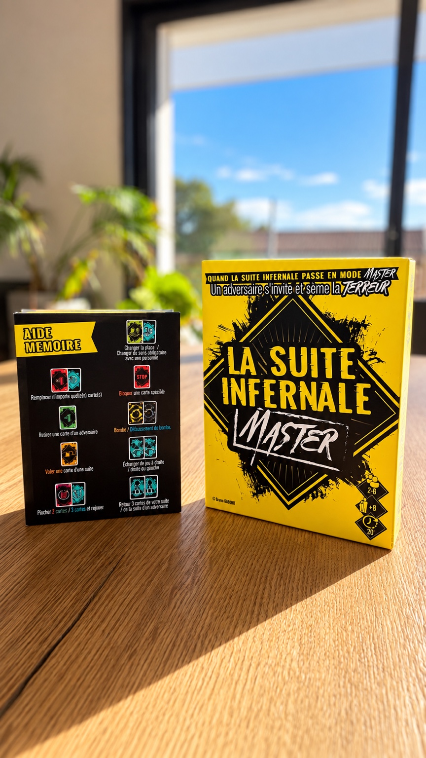 La Suite Infernale MASTER avec son aide-mémoire